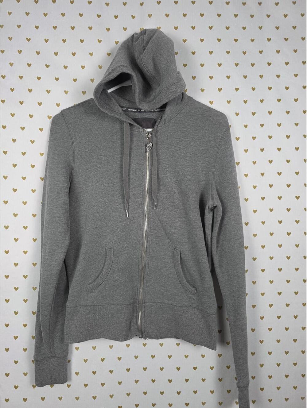 Victorias Secret BLING GLITTERED SUPERMODEL ESSENTIALS Las Vegas Hoodie Jacket S - Picture 2 of 5